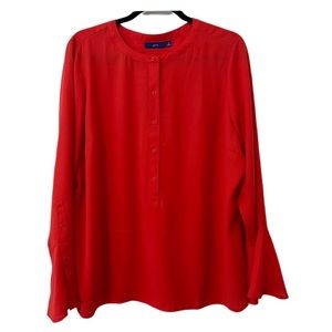 APT. 9 Women’s Blouse w/Flair Sleeve| 5 Button 3/4 Down front|Size XL